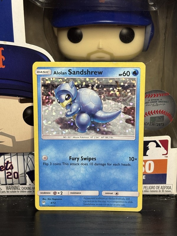 Pokemon TCG McDonald’s Promo – Alolan Sandshrew #4/12 – Promo Card
