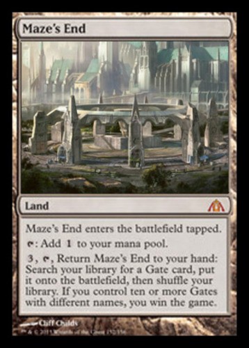 1x Maze’s End Moderate Play MTG Magic – Kid Icarus –