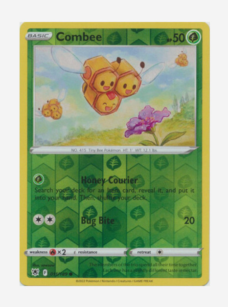 Pokemon – COMBEE 011/189 – Astral Radiance – Reverse Holo – NM/M