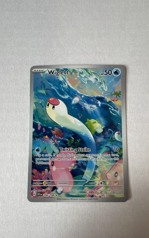 Wiglett 206/198 SV01: Scarlet & Violet Base Set Holo