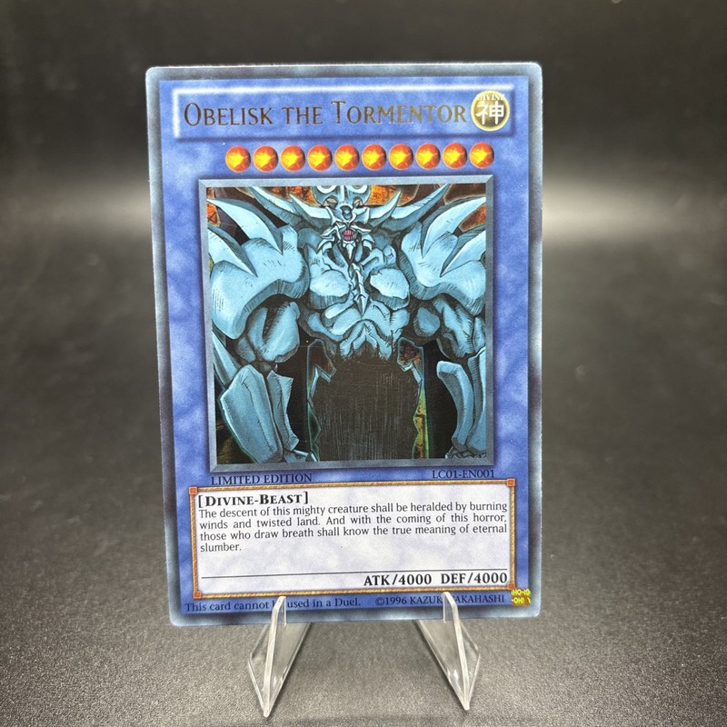 Yu-Gi-Oh! TCG Obelisk The Tormentor LC01-EN001 Limited Edition