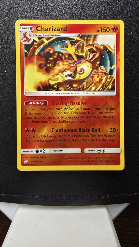 Charizard 14/181 Sm-Team Up Reverse Holo