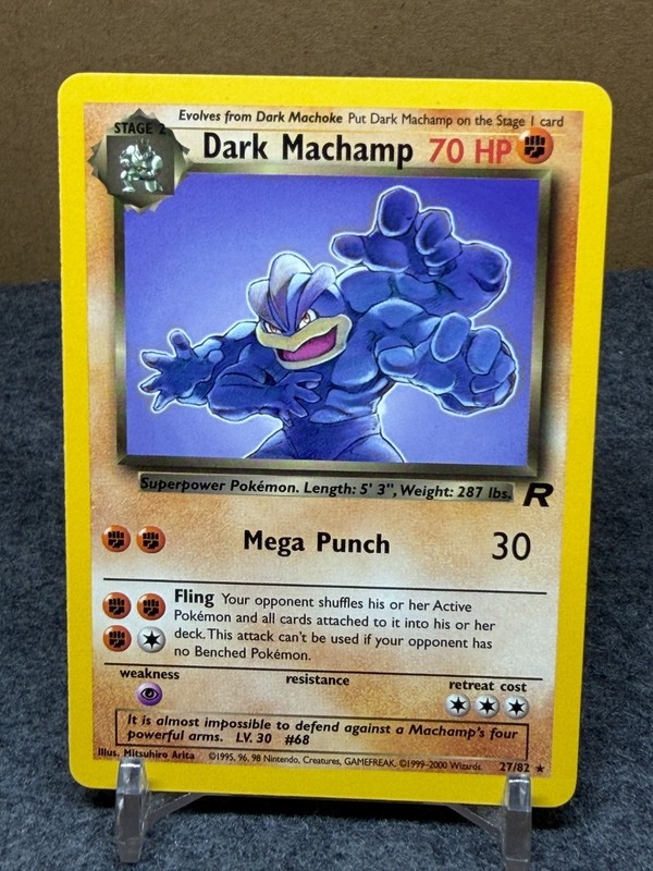 Dark Machamp Rare 27/82 – Pokémon TCG Team Rocket EX/NM
