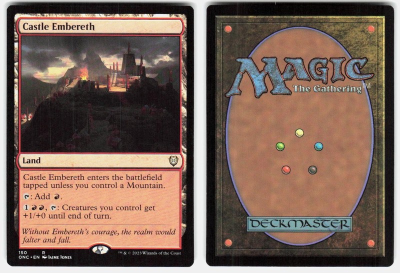 Castle Embereth 150 Commander: Phyrexia: All Will Be One Magic: The Gathering LP