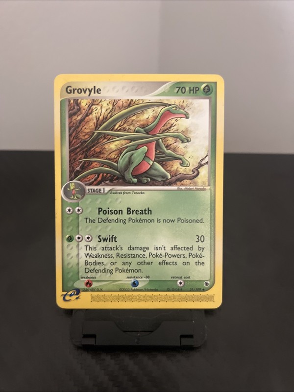 Grovyle Pokemon EX Ruby Sapphire 31/109 Vintage Uncommon