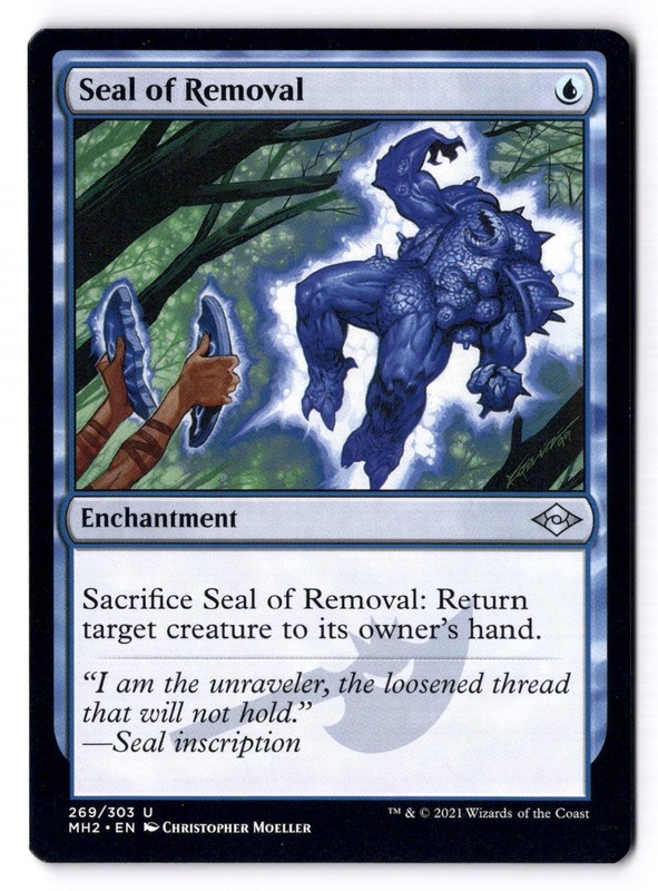 Seal Of Removal NM* Modern Horizons 2 ENGLISH 269/303 mtg -UnltdCards