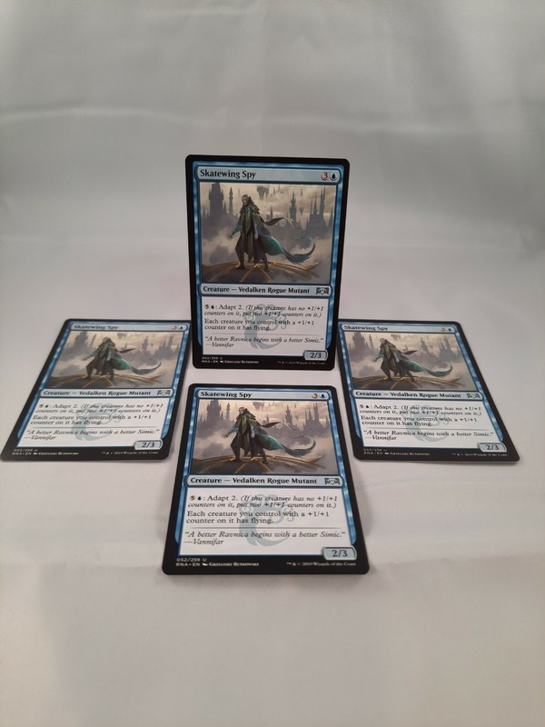 Skatewing Spy, Playset. MTG Uncommon Creature, vedalken Rogue Mutant. VG/NM