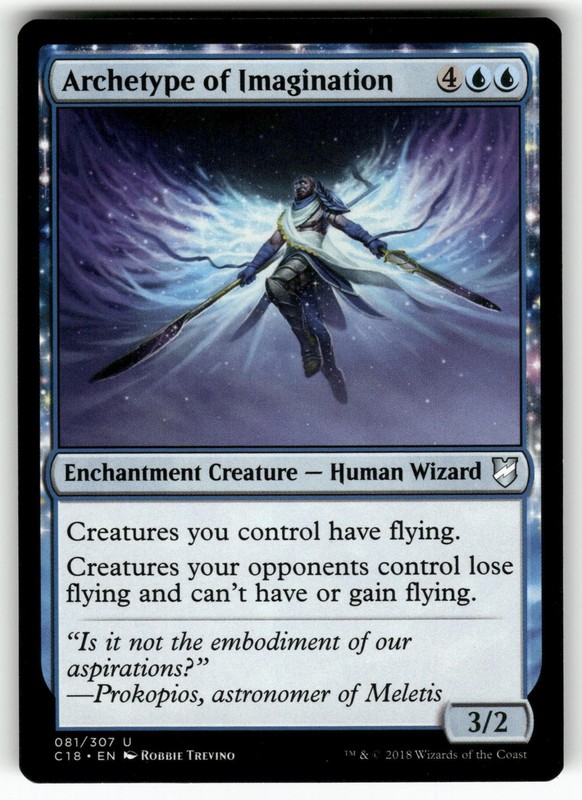 Archetype of Imagination 81 Uncommon Commander 2018 Magic: The Gathering NM