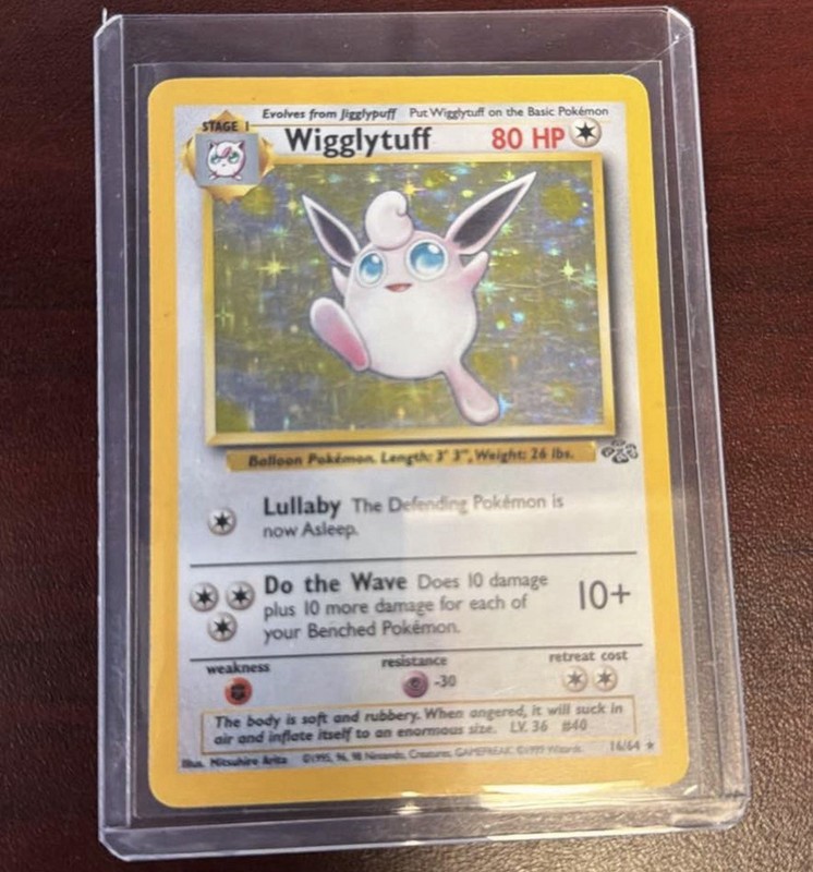 Pokemon WOTC Jungle: Wigglytuff Holo 16/64 – MP