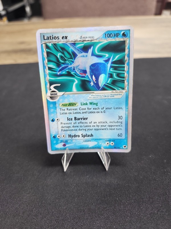Pokemon Card – Latios ex Dragon Frontiers 96/101 Holo EX Rare Damaged