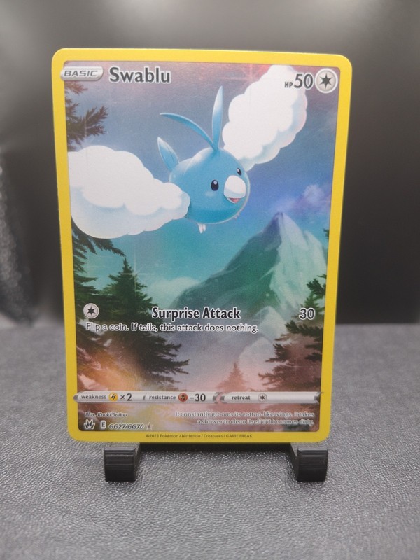 Pokemon Sword & Shield Crown Zenith Swablu GG27/GG70 Galarian Gallery