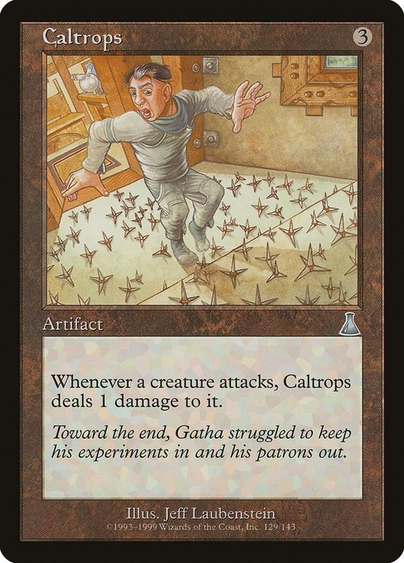 Caltrops Urza’s Destiny Magic The Gathering MTG Card