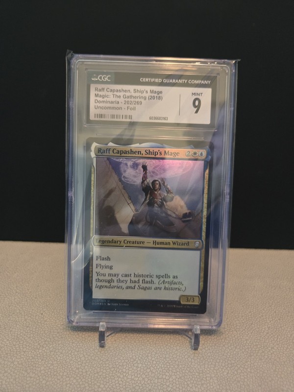 Raff Capashen, Ship’s Mage Foil Dominaria CGC 9