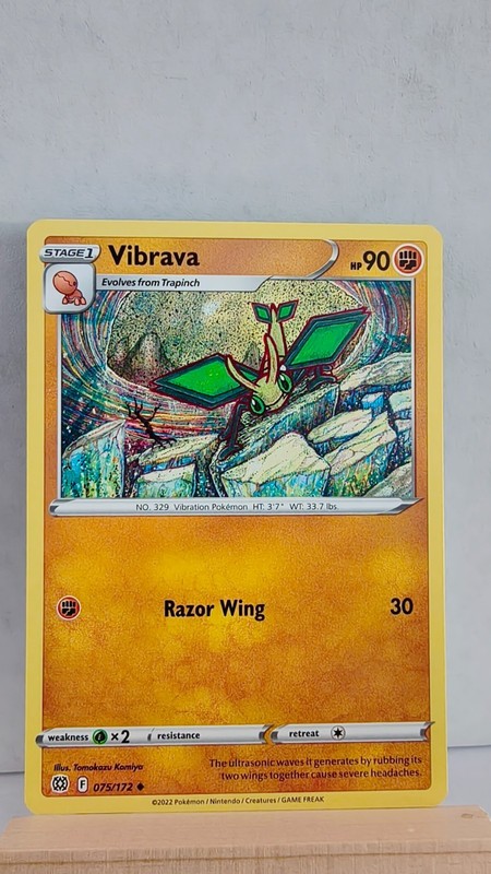Vibrava [LP] – Pokemon TCG Brilliant Stars 075/172 [Uncommon]