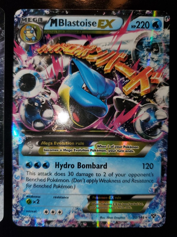 Blastoise EX 17/83 M Blastoise EX 30/146 Holo Pokemon TCG Card XY Generations NM gallery