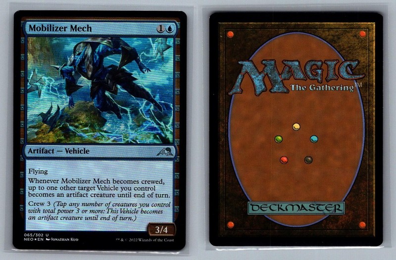 Mobilizer Mech #65 Foil Kamigawa: Neon Dynasty Magic: The Gathering MTG – NM
