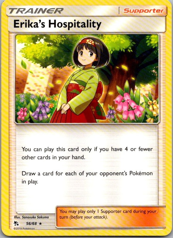 Erika’s Hospitality Rare Hidden Fates 56/68 NM