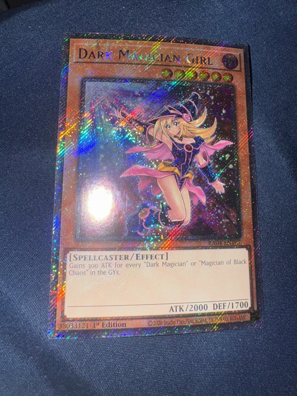 Dark Magician Girl RA04-EN107 Platinum Secret Rare 1st Ed NM Alternate Art YGO
