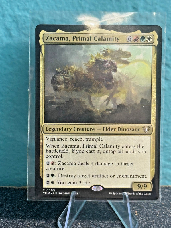 Zacama, Primal Calamity Commander Masters Regular