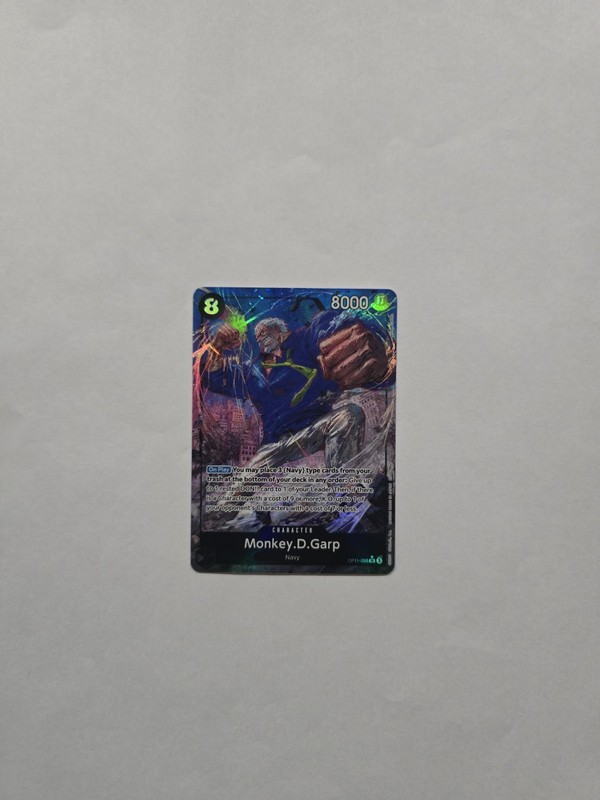 One Piece TCG Monkey.D.Garp OP11-095 Alternate Art A Fist of Divine Speed Korean