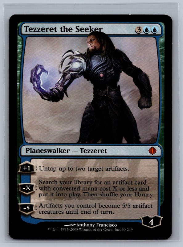 Magic The Gathering Shards of Alara Tezzeret the Seeker #60/249 MTG TCG CCG