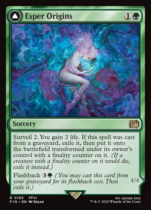 MTG Magic the Gathering Esper Origins (185/772) Final Fantasy LP