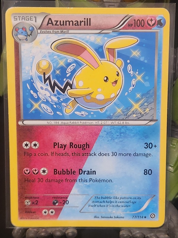 Azumarill Uncommon XY – Steam Siege 77/114 HP