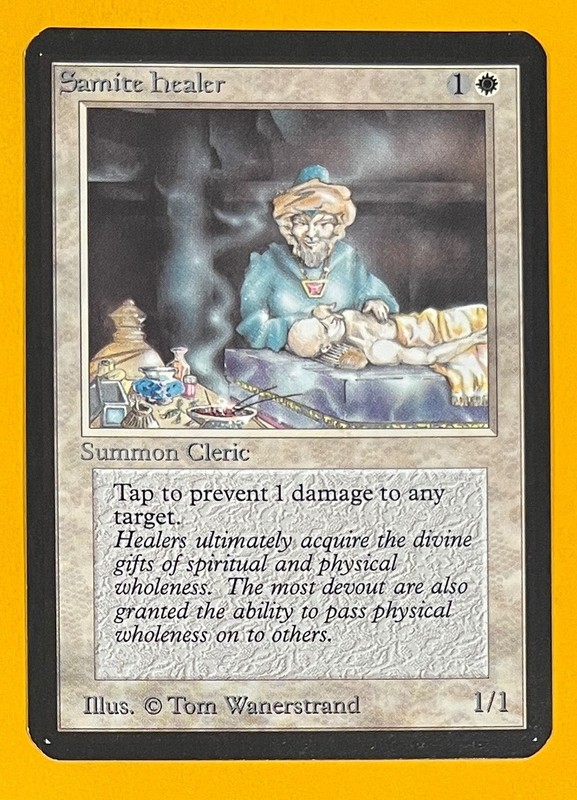 MTG SAMITE HEALER Alpha (OldManMTG 013-742)