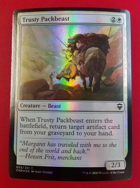 1x Trusty Packbeast | FOIL | Commander Legends | MTG Magic Cards