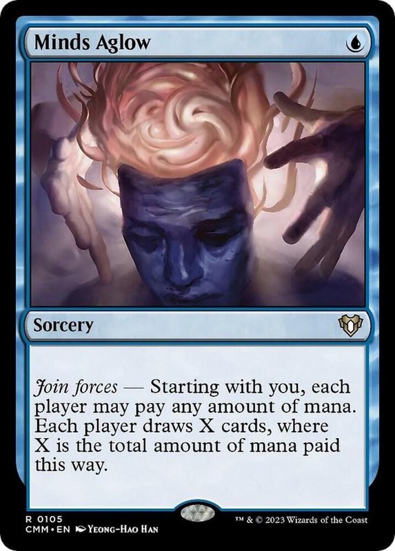 Minds Aglow CMM 105 Normal English NM – MTG