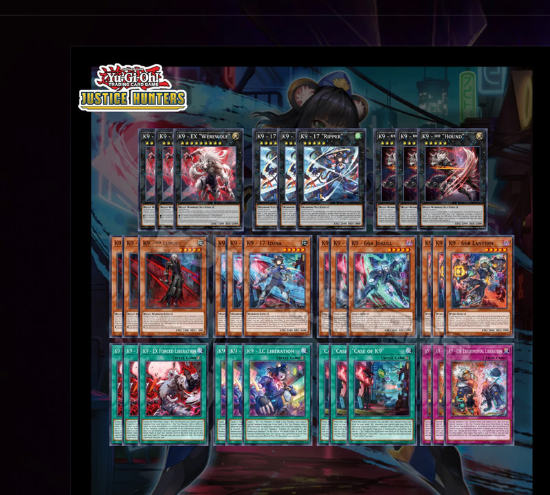 EURO English Complete K-9 Deck Core (33 cards in total) Justice Hunter