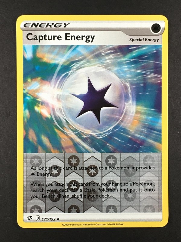 Pokemon TCG Capture Energy 171/192 Rebel Clash Reverse Holo Uncommon NM/M