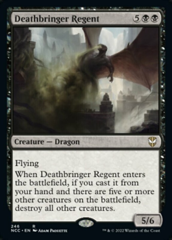 x1 Deathbringer Regent R MTG Commander Streets of New Capenna M/NM, English