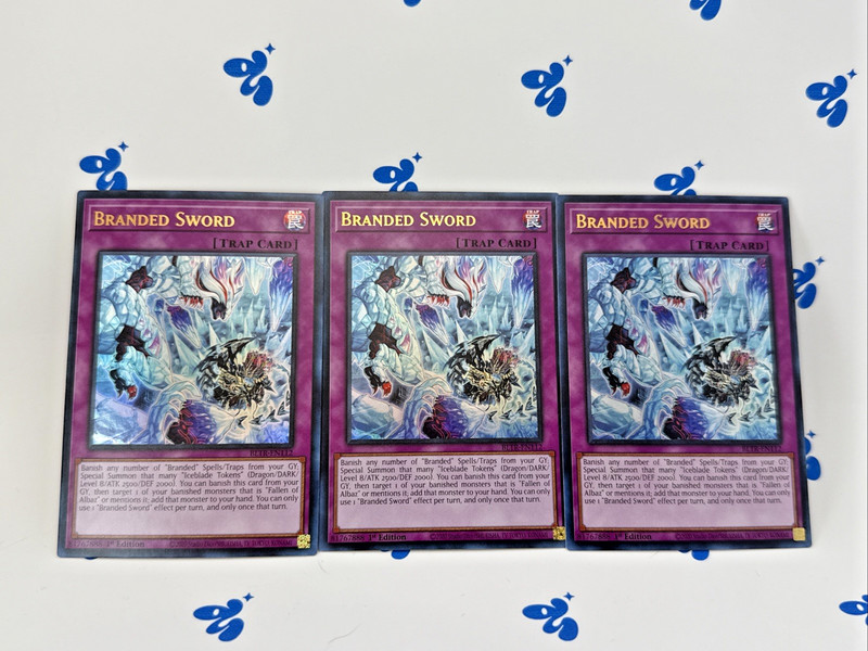 3x Branded Sword BLTR-EN112 YuGiOh Terminal Revenge
