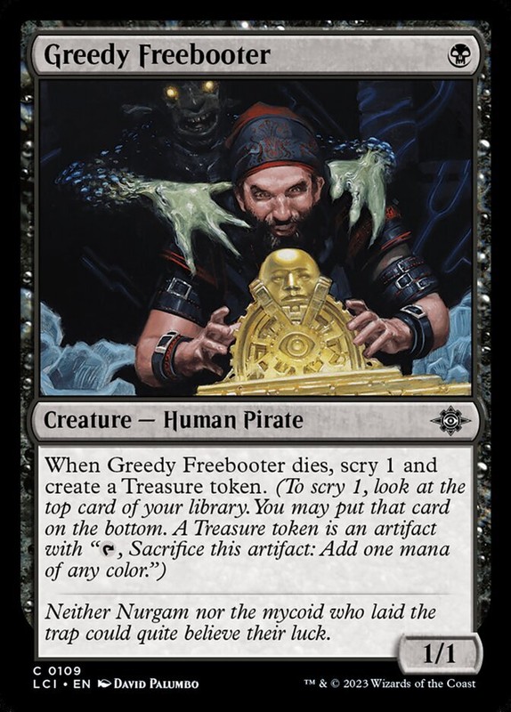 MTG Lost Caverns of Ixalan C Greedy Freebooter #0109 PLAYSET 4x x4