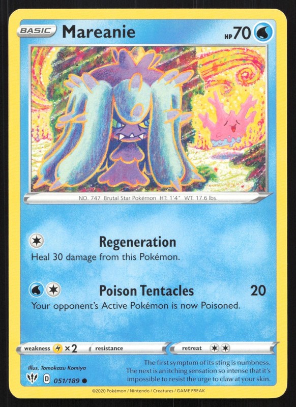 Mareanie 051/189 (LP) – Darkness Ablaze – Non-Holo