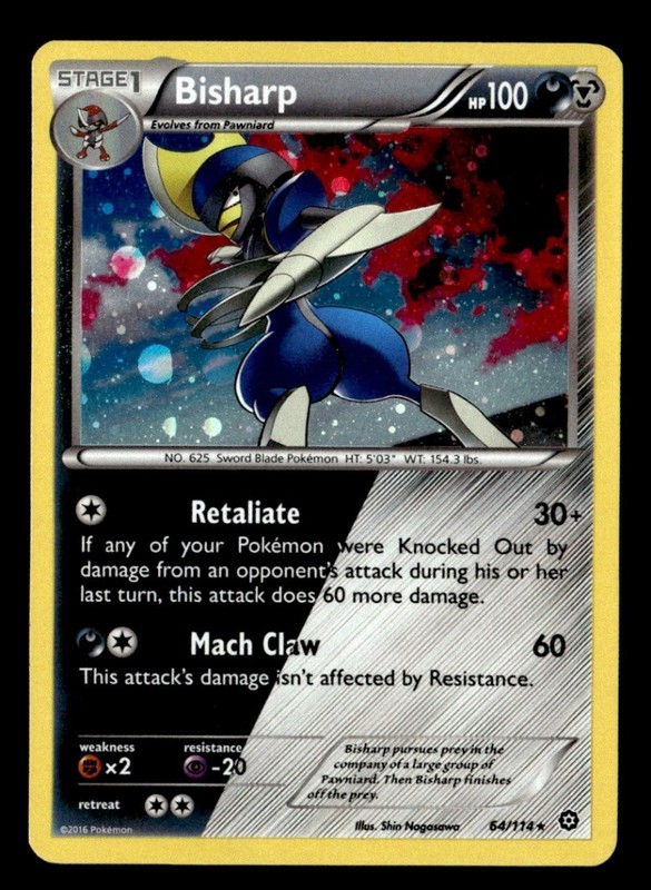 Bisharp – 64/114 (Cosmos Holo) Promo Holo 064/114 LP Pokémon TCG