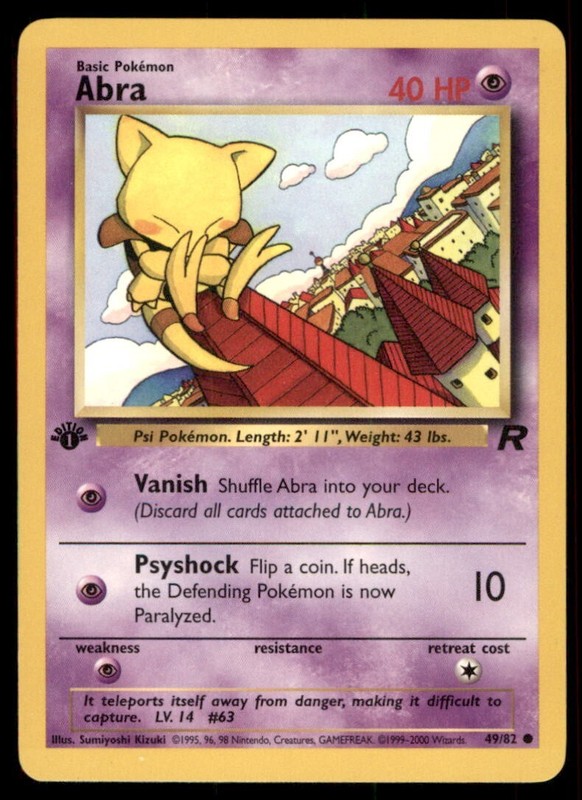 Pokémon TCG 1st Edition Rocket Set – Choose Your Card – 2000 WOTC Vintage NM/LP