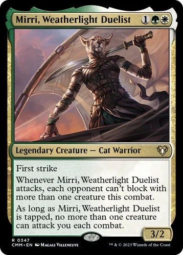 Mirri, Weatherlight Duelist Commander Masters Regular