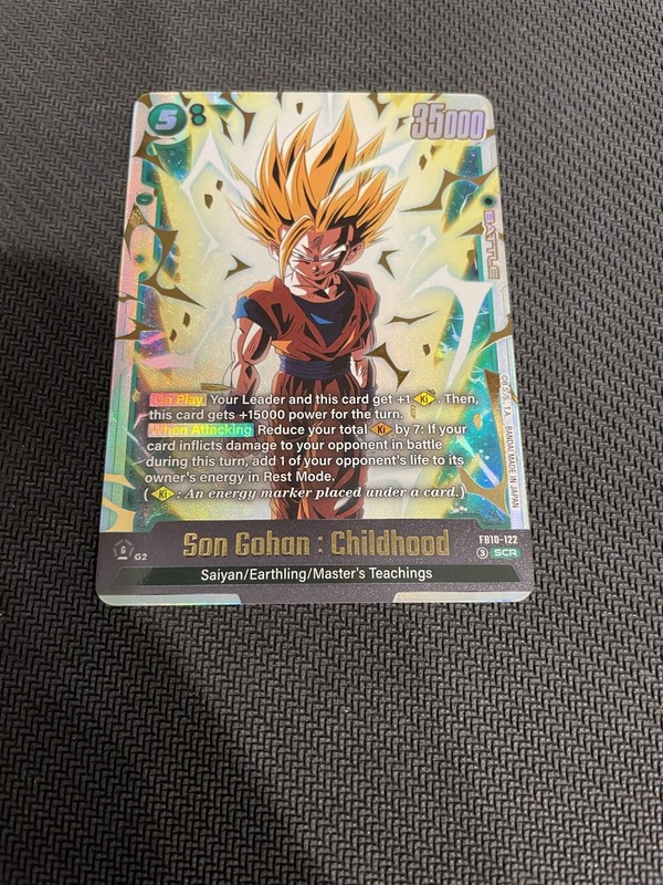 DBS Fusion World FB10-122 Son Gohan : Childhood – SCR