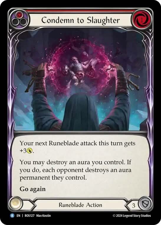 Condemn to Slaughter (Red) [ROS127] (Rosetta) Near Mint