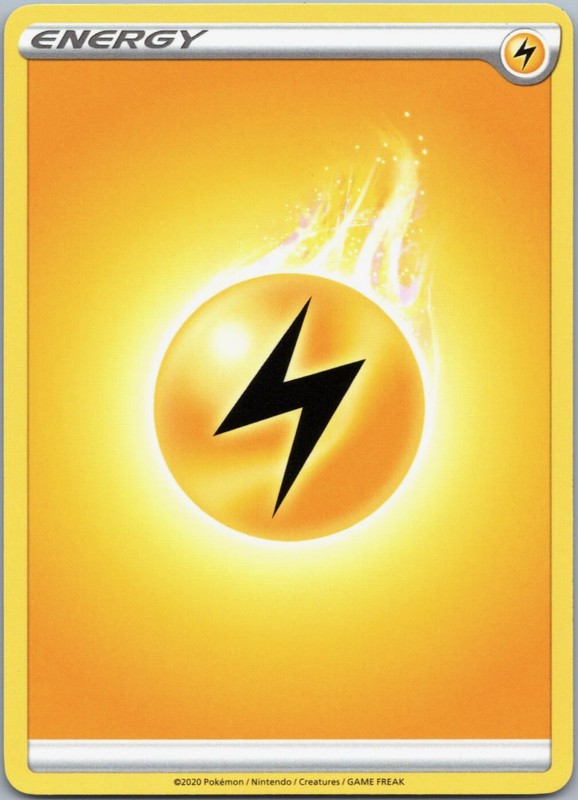 4x Lightning Water Metal Fire Energy S&S Rebel Clash 2020 Pokemon Cards