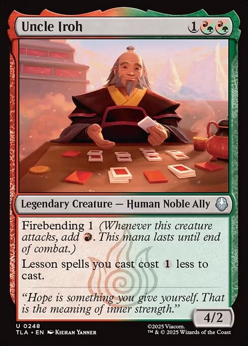 Uncle Iroh Foil Avatar: The Last Airbender 248 NM MTG