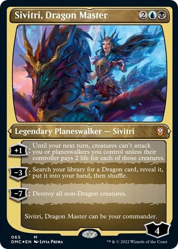 FOIL – Sivitri, Dragon Master (Foil Etched) – Commander: Dominaria United (DMC