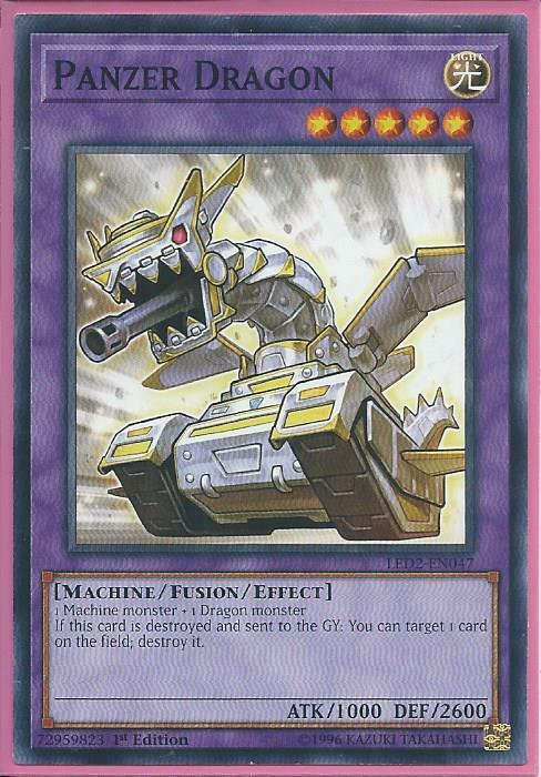 Yugioh – Panzer Dragon – 1st Edition Card