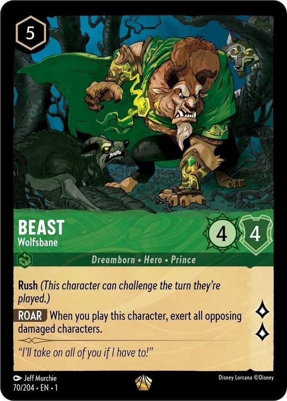 Beast – Wolfsbane Legendary The First Chapter 70/204 NM