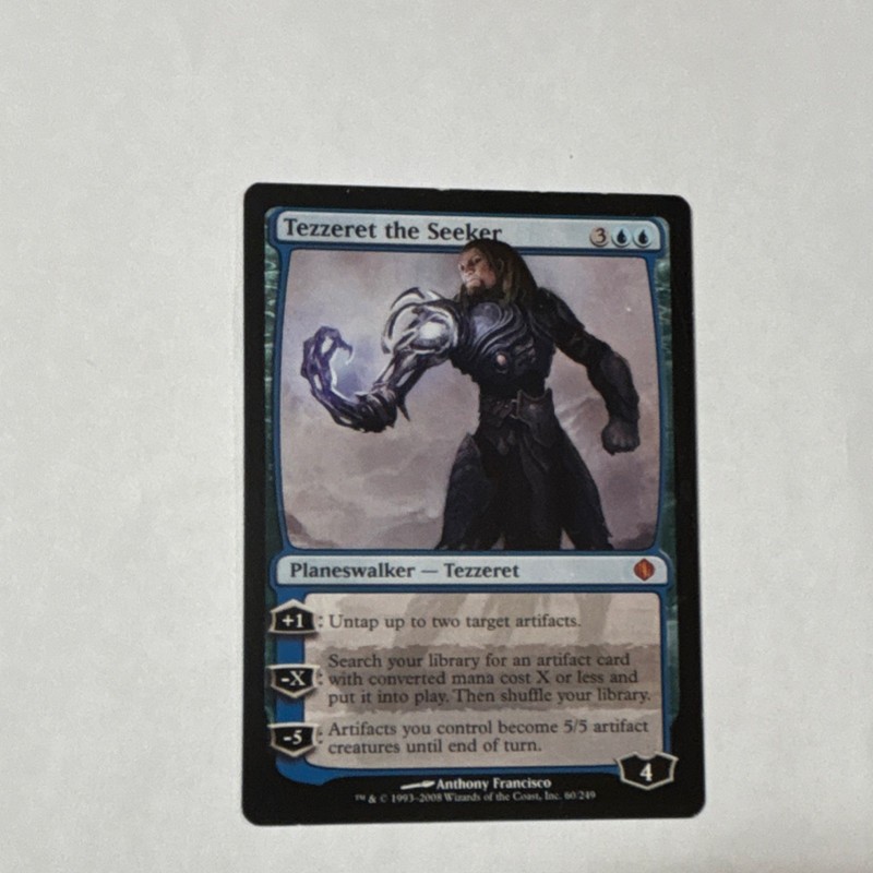 MAGIC THE GATHERING Tezzeret the Seeker Shards of Alara Mythic 2008