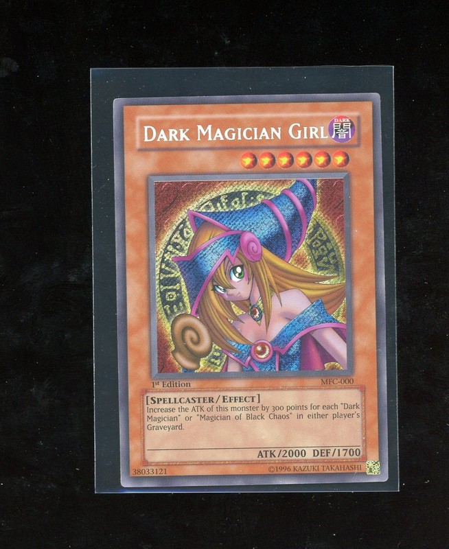 1ST EDITION 2003 MFC-000 Dark Magician Girl Magician’s Force Secret Rare Yugioh