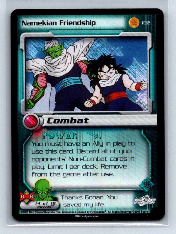 Dragon Ball Z Score CCG NAMEKIAN FRIENDSHIP Android Saga Foil LP Unlimited