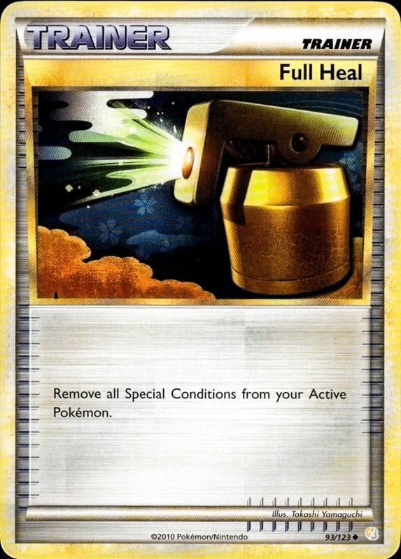 LP Full Heal 93/123 HeartGold & SoulSilver Pokemon 2010 Takashi Yamaguchi